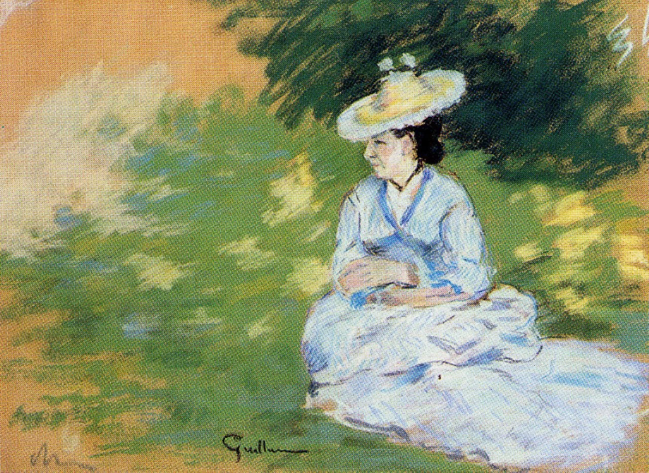 La signora Guillaumin nel suo giardino - Musée Calvet, Avignon